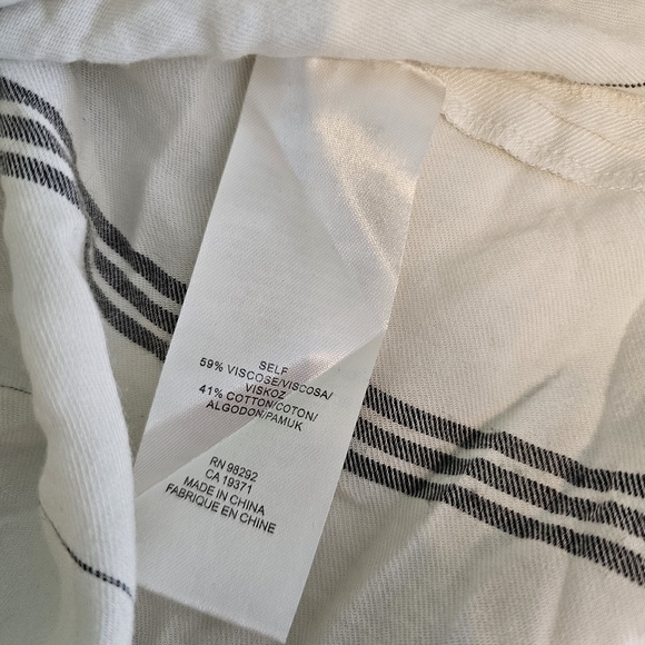 Tibi Striped Mock Neck Top - Picture 8 of 10